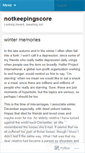Mobile Screenshot of notkeepingscore.wordpress.com