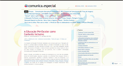 Desktop Screenshot of comunicacaoaa.wordpress.com