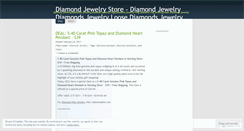 Desktop Screenshot of diamondjewelrystore.wordpress.com