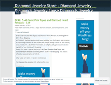 Tablet Screenshot of diamondjewelrystore.wordpress.com