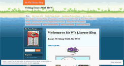 Desktop Screenshot of mrwsessayblog.wordpress.com