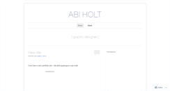 Desktop Screenshot of designabi.wordpress.com