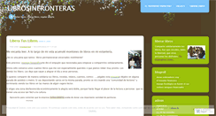 Desktop Screenshot of librosinfronteras.wordpress.com