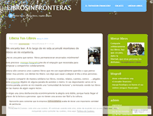 Tablet Screenshot of librosinfronteras.wordpress.com