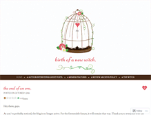 Tablet Screenshot of birthofanewwitch.wordpress.com