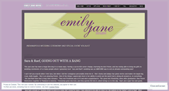 Desktop Screenshot of emilyjanemusic.wordpress.com