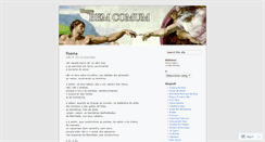 Desktop Screenshot of bemcomum.wordpress.com