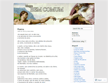 Tablet Screenshot of bemcomum.wordpress.com