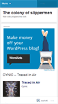 Mobile Screenshot of colonyofslippermen.wordpress.com