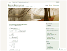 Tablet Screenshot of dhenykurniawan.wordpress.com