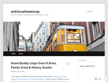 Tablet Screenshot of antivirusfreemonp.wordpress.com