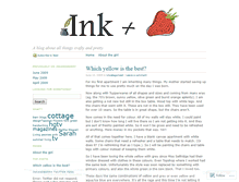 Tablet Screenshot of inkandberry.wordpress.com