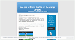 Desktop Screenshot of juegosyroms.wordpress.com