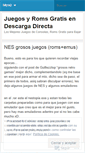 Mobile Screenshot of juegosyroms.wordpress.com