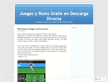 Tablet Screenshot of juegosyroms.wordpress.com