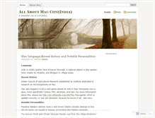 Tablet Screenshot of maucity.wordpress.com