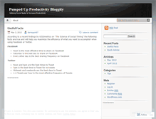 Tablet Screenshot of increaseprodictivityusingsocialmedia.wordpress.com