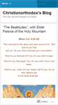 Mobile Screenshot of christianorthodox.wordpress.com