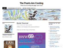 Tablet Screenshot of coolingpearls.wordpress.com