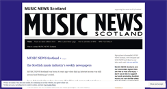 Desktop Screenshot of musicnewsscotland.wordpress.com
