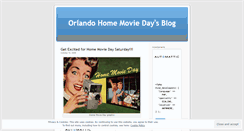 Desktop Screenshot of orlandohomemovieday.wordpress.com