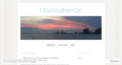 Desktop Screenshot of littlesoutherngirl.wordpress.com