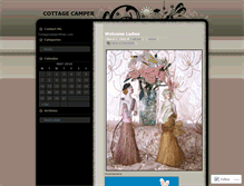 Tablet Screenshot of cottagecamper.wordpress.com