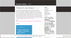 Desktop Screenshot of flamaster.wordpress.com