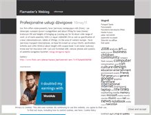 Tablet Screenshot of flamaster.wordpress.com