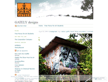 Tablet Screenshot of gatelydesigns.wordpress.com