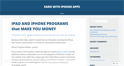 Desktop Screenshot of earningapps.wordpress.com