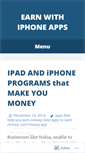 Mobile Screenshot of earningapps.wordpress.com