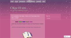 Desktop Screenshot of cikguhazlina.wordpress.com