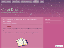Tablet Screenshot of cikguhazlina.wordpress.com