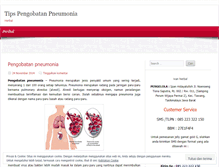 Tablet Screenshot of pengobatanpneumonia.wordpress.com