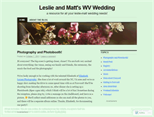 Tablet Screenshot of leslieandmatt2011.wordpress.com