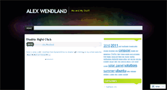 Desktop Screenshot of alexwendland.wordpress.com