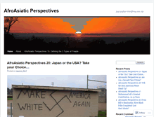 Tablet Screenshot of afroasiaticperspectives.wordpress.com