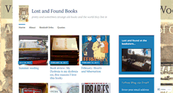 Desktop Screenshot of lostandfoundbooks.wordpress.com