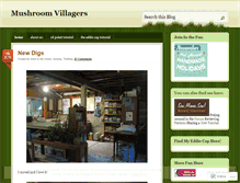 Tablet Screenshot of mushroomvillagers.wordpress.com