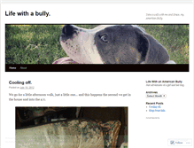 Tablet Screenshot of lifewithabully.wordpress.com