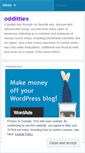 Mobile Screenshot of odditties.wordpress.com