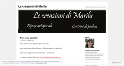 Desktop Screenshot of maria7233.wordpress.com