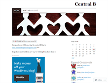 Tablet Screenshot of centralb.wordpress.com