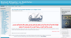 Desktop Screenshot of kutsalkitaplarvesahifeler.wordpress.com