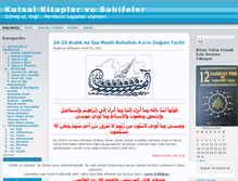 Tablet Screenshot of kutsalkitaplarvesahifeler.wordpress.com