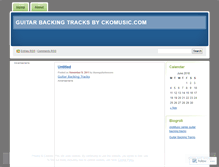 Tablet Screenshot of guitarbackingtracks.wordpress.com