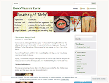 Tablet Screenshot of downwrighttasty.wordpress.com