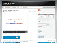 Tablet Screenshot of marioxerri.wordpress.com