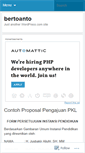 Mobile Screenshot of bertoanto.wordpress.com